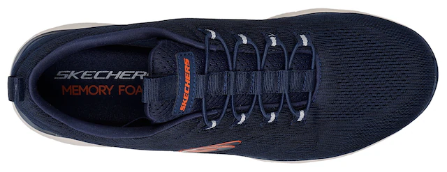 Skechers Slip-On Sneaker »SUMMITS« Freizeitschuh, Slipper, Komfortschuh mit elastischer Bungee-Schnürung