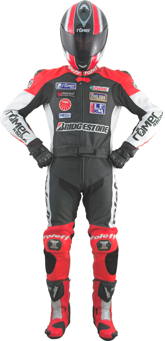 roleff Motorradkombi »Hockenheim Black Edition« 2 Stk.