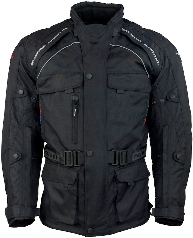roleff Motorradjacke »Liverpool RO« Unisex, Mit Sicherheitsstreifen, 4 Taschen