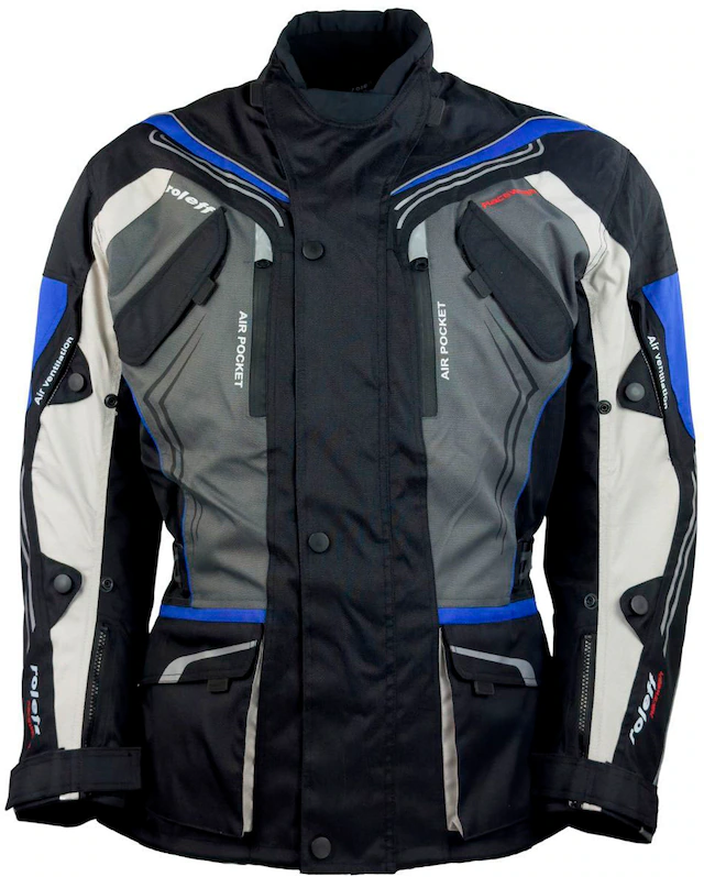 roleff Motorradjacke »Turin« mit Sicherheitsstreifen