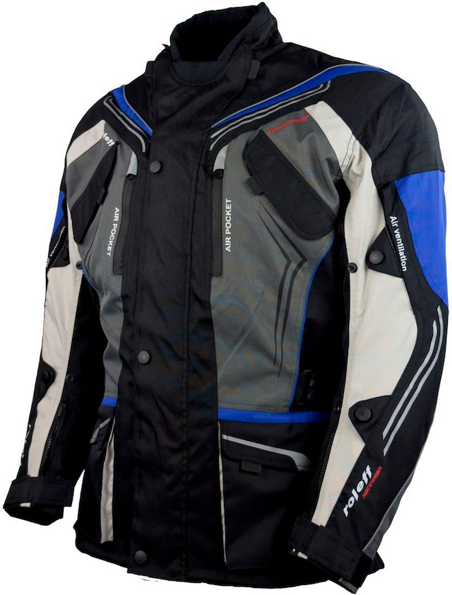 roleff Motorradjacke »Turin« mit Sicherheitsstreifen