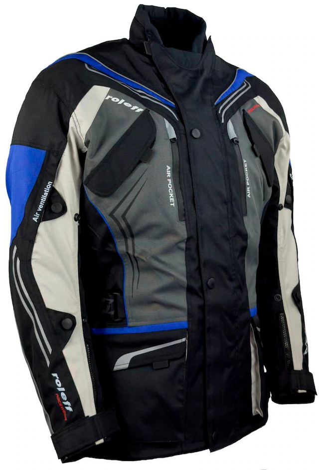 roleff Motorradjacke »Turin« mit Sicherheitsstreifen