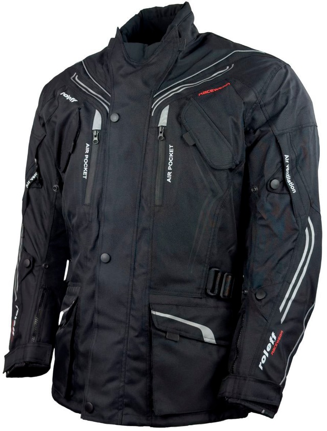 roleff Motorradjacke »Turin« mit Sicherheitsstreifen