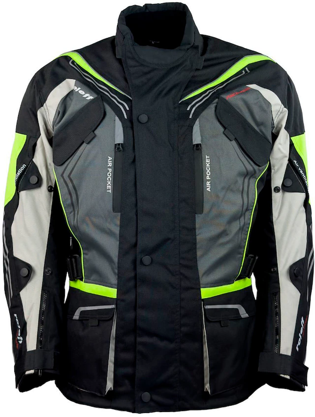 roleff Motorradjacke »Turin« mit Sicherheitsstreifen