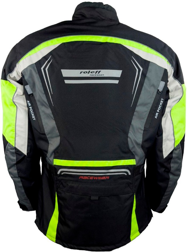 roleff Motorradjacke »Turin« mit Sicherheitsstreifen
