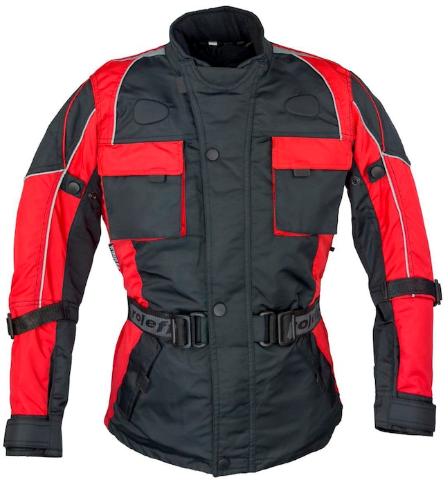 roleff Motorradjacke »Kids« geeignet für Kinder, mit Sicherheitsstreifen