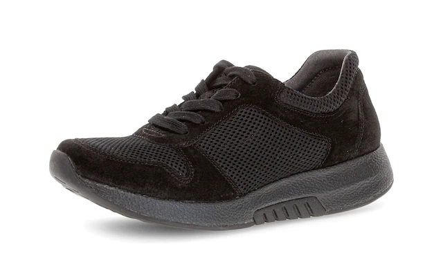Gabor Keilsneaker , Freizeitschuh, Halbschuh, Schnürschuh mit Logo an der Ferse