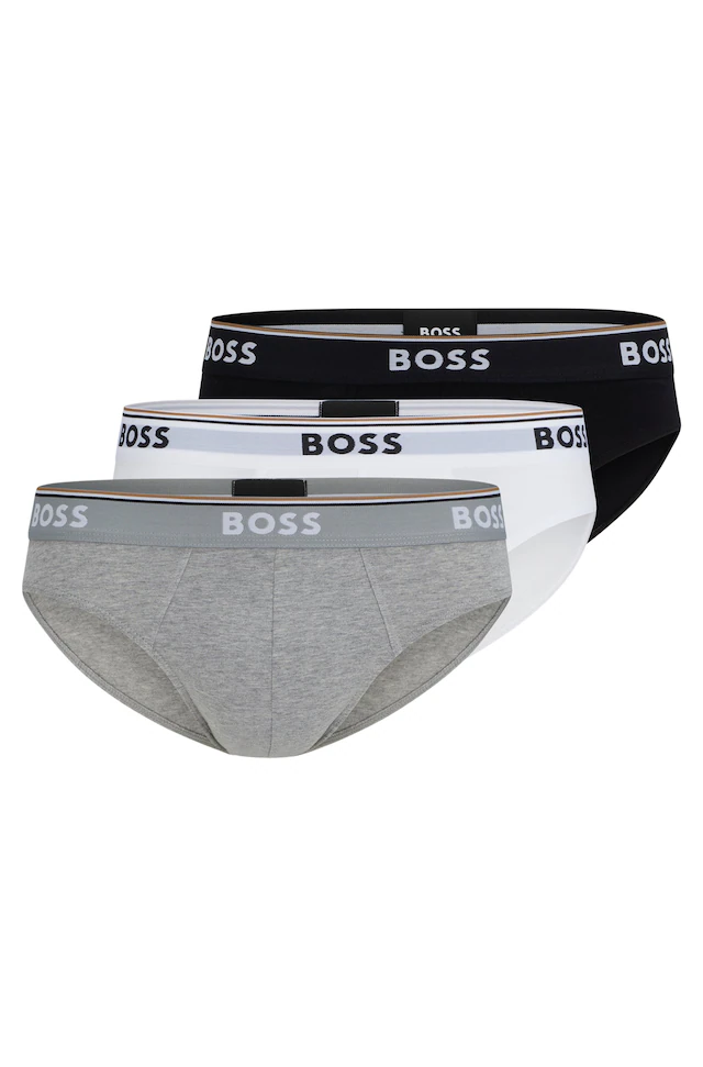 BOSS Slip Packung, 3er-Pack, mit Logo Webbund