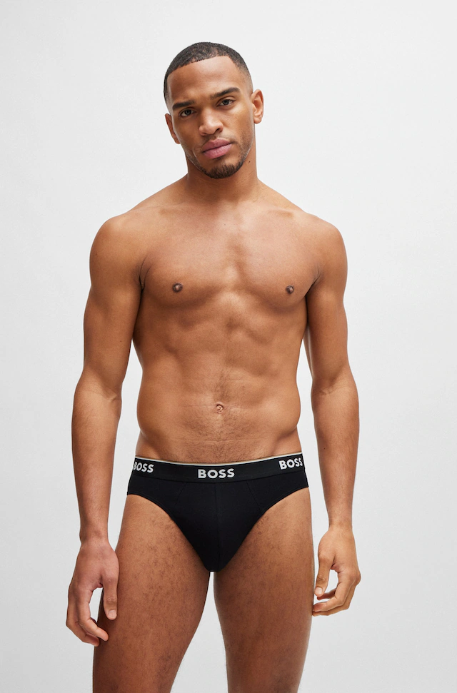 BOSS Slip Packung, 3er-Pack, mit Logo Webbund
