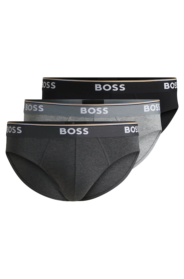 BOSS Slip Packung, 3er-Pack, mit Logo Webbund