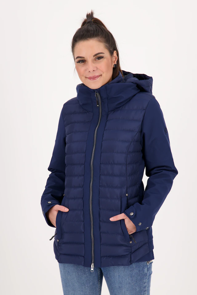 DEPROC Active Steppjacke »GILMOUR AIMEE Women« mit Kapuze auch in Großen Größen erhältlich