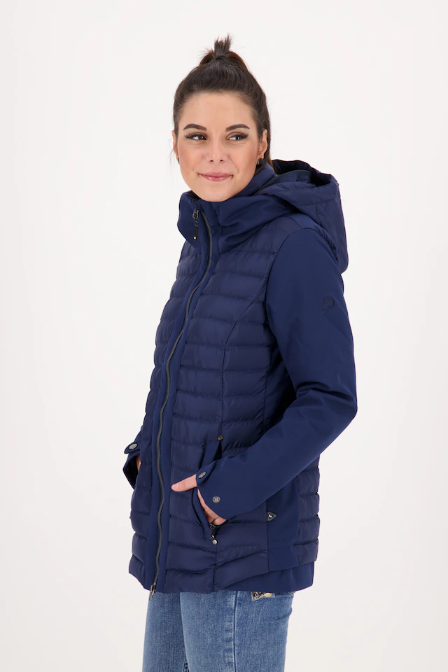 DEPROC Active Steppjacke »GILMOUR AIMEE Women« mit Kapuze auch in Großen Größen erhältlich