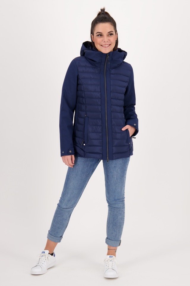 DEPROC Active Steppjacke »GILMOUR AIMEE Women« mit Kapuze auch in Großen Größen erhältlich