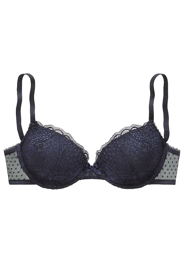 Vivance Push-up-BH rundherum mit floraler Spitze, Dessous