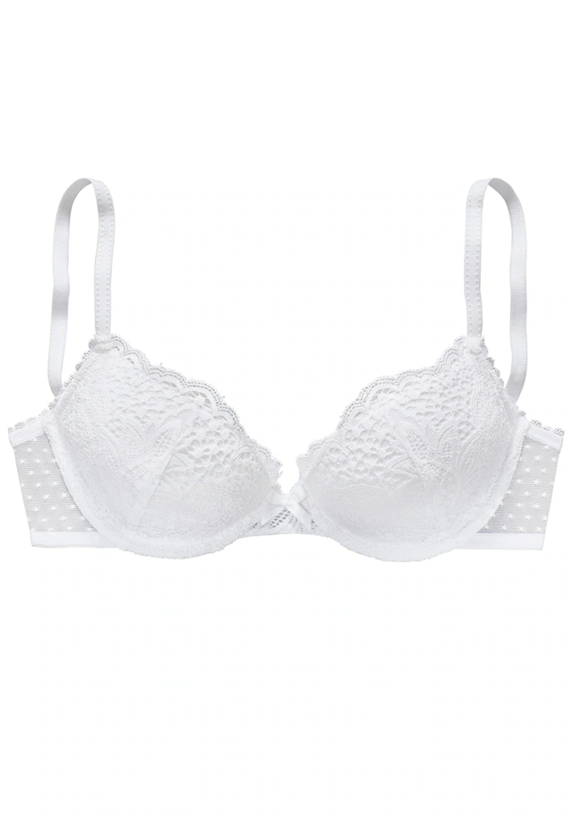 Vivance Push-up-BH rundherum mit floraler Spitze, Dessous