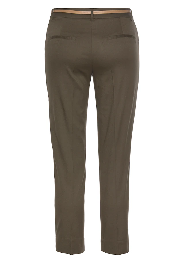 Vivance Chinohose »mit kleinem Beinschlitz« in klassischer Basic-Form, Stoffhose, Business-Look