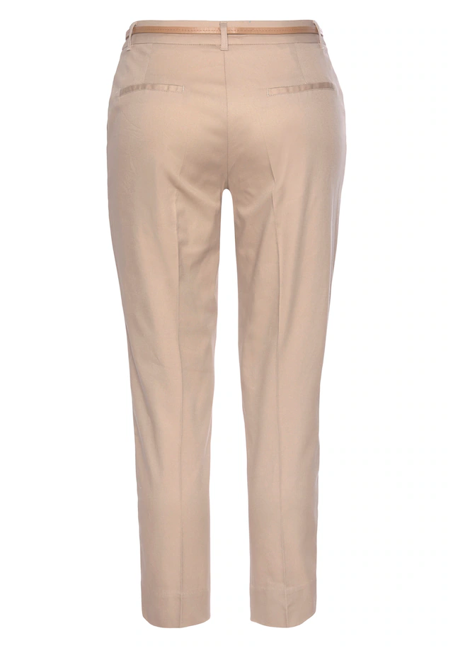 Vivance Chinohose »mit kleinem Beinschlitz« in klassischer Basic-Form, Stoffhose, Business-Look
