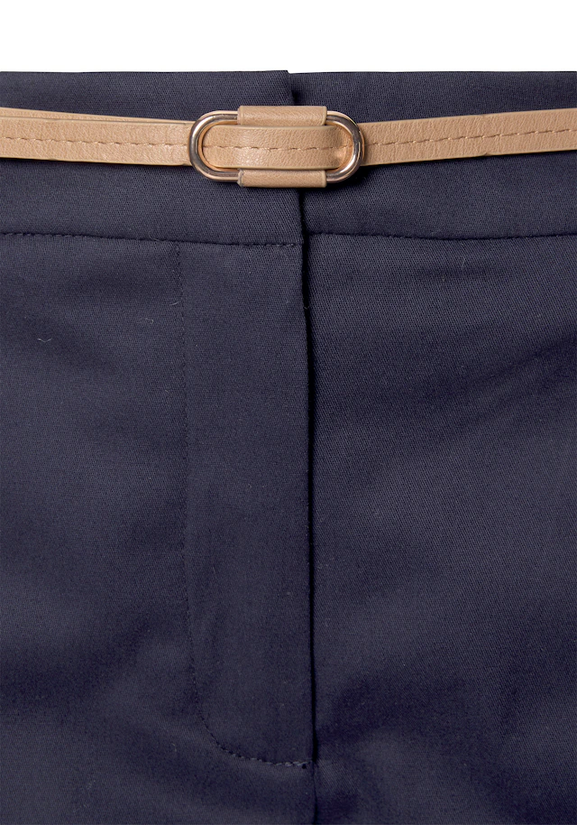 Vivance Chinohose »mit kleinem Beinschlitz« in klassischer Basic-Form, Stoffhose, Business-Look