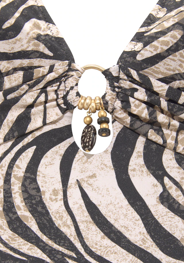 Bruno Banani Badeanzug in trendigem Animalprint