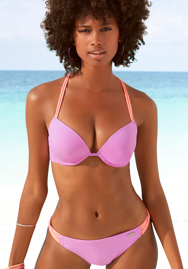Venice Beach Push-Up-Bikini-Top »Anna« wattierte Cups, mit eingearbeiteter Verstärkung