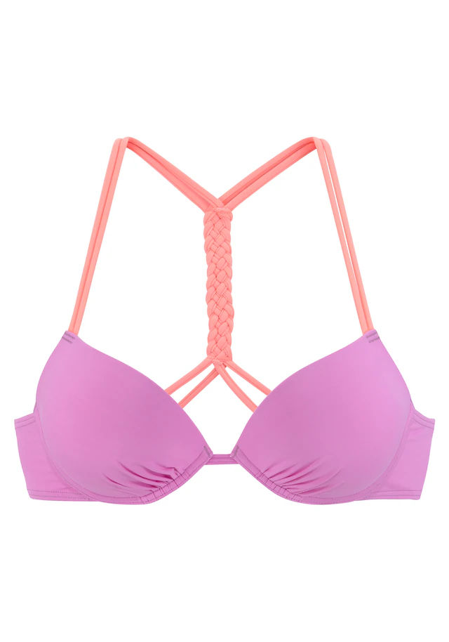 Venice Beach Push-Up-Bikini-Top »Anna« wattierte Cups, mit eingearbeiteter Verstärkung
