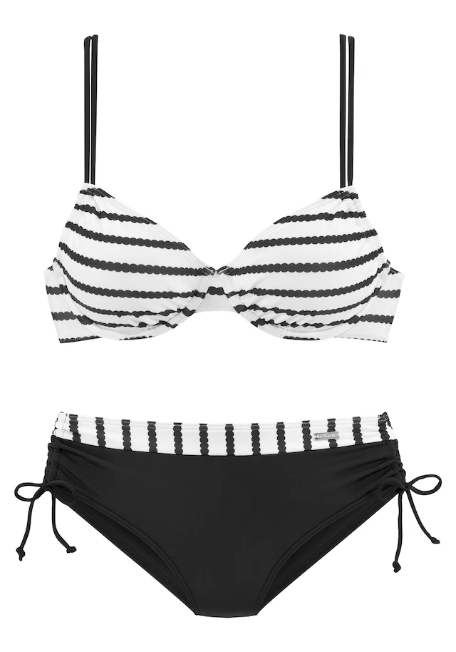 LASCANA Bügel-Bikini mit höherer geschnittener Bikini-Hose