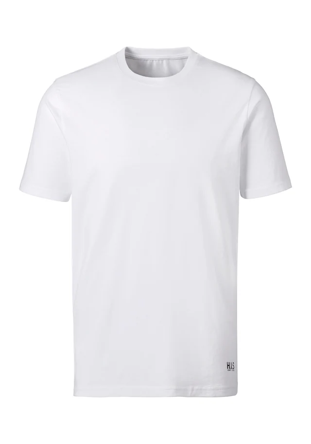 H.I.S T-Shirt »Unterziehshirt mit Rundhals« 3er-Pack, aus Baumwoll-Mix
