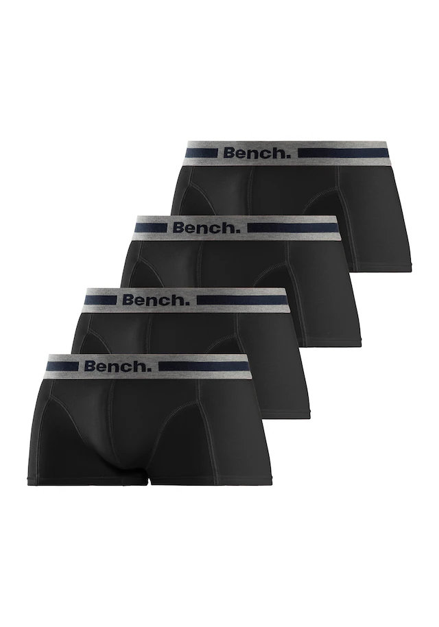 Bench. Hipster Packung, 4 Stk. knapp sitzende Boxershorts aus Baumwollmischung