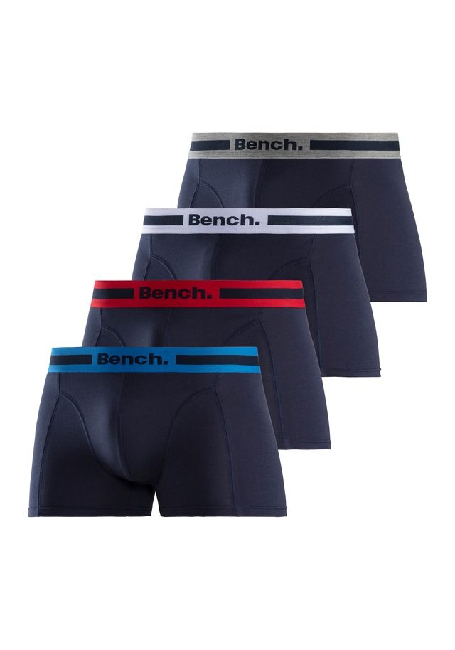 Bench. Boxer »Boxershorts für Herren« Packung, 4 Stk. Unterhosen mit Overlock-Nähten vorn