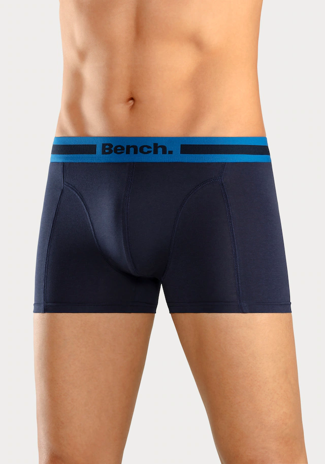 Bench. Boxer »Boxershorts für Herren« Packung, 4 Stk. Unterhosen mit Overlock-Nähten vorn