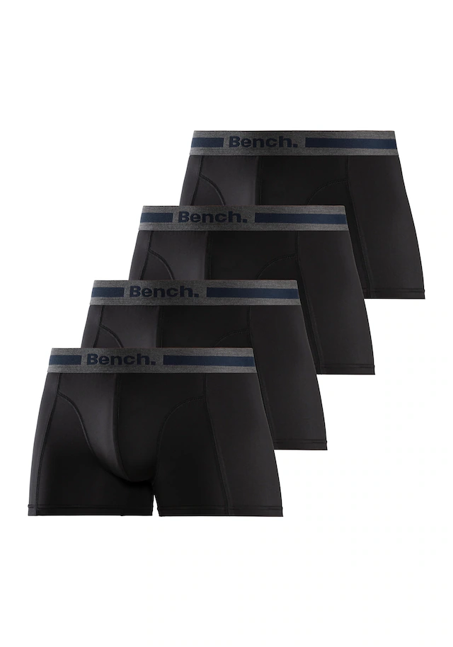 Bench. Boxer »Boxershorts für Herren« Packung, 4 Stk. Unterhosen mit Overlock-Nähten vorn