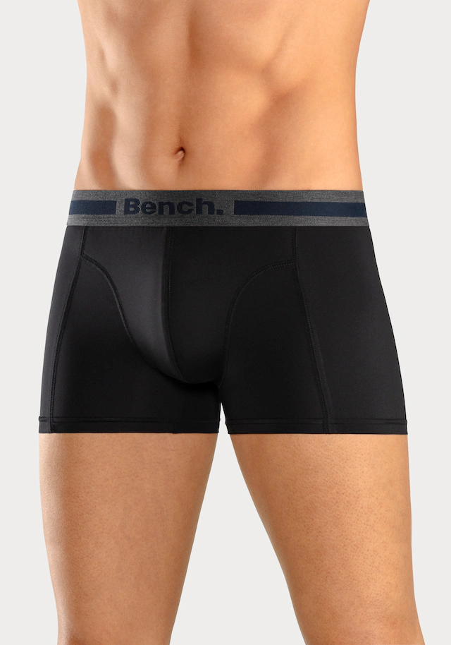 Bench. Boxer »Boxershorts für Herren« Packung, 4 Stk. Unterhosen mit Overlock-Nähten vorn