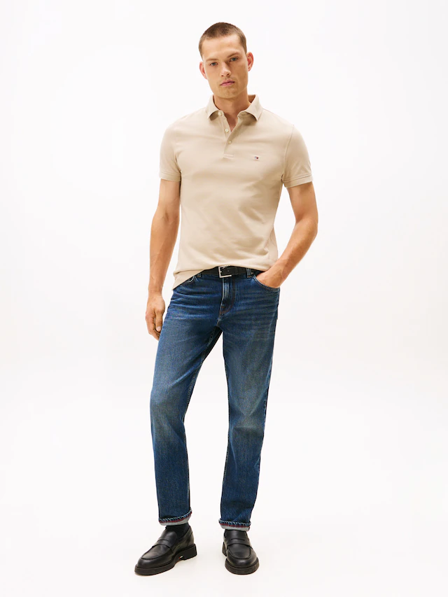 Tommy Hilfiger Poloshirt »1985 SLIM POLO« mit Stickerei, Piqué-Qualität, Slim fit