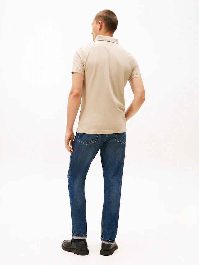 Tommy Hilfiger Poloshirt »1985 SLIM POLO« mit Stickerei, Piqué-Qualität, Slim fit