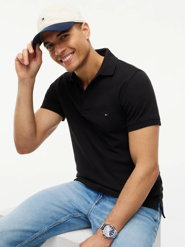 Tommy Hilfiger Poloshirt »1985 SLIM POLO« mit Stickerei, Piqué-Qualität, Slim fit
