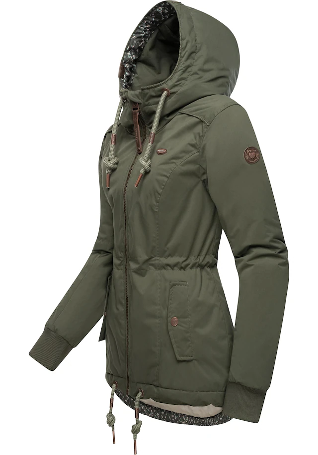 Ragwear Winterjacke »YM-Danka« mit Kapuze stylische Winter Outdoorjacke mit Kapuze