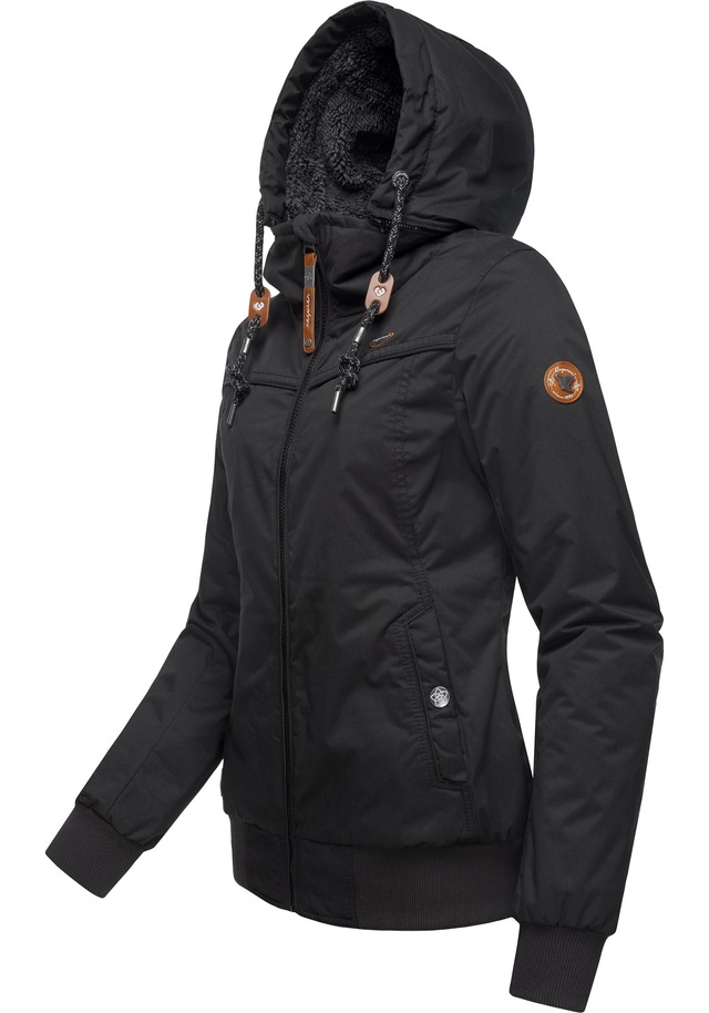 Ragwear Winterjacke »Jotty Winter« mit Kapuze stylische Outdoorjacke mit abnehmbarer Kapuze