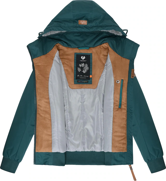 Ragwear Winterjacke »Jotty Winter« mit Kapuze stylische Outdoorjacke mit abnehmbarer Kapuze