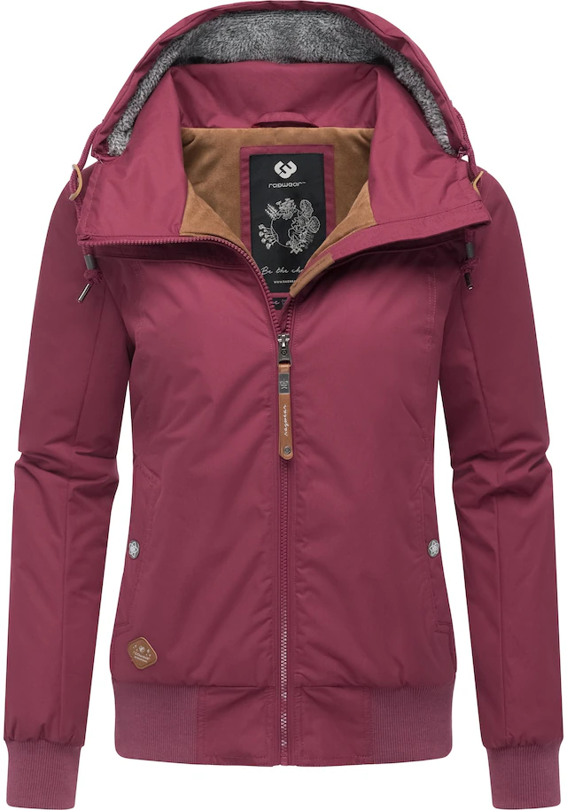 Ragwear Winterjacke »Jotty Winter« mit Kapuze stylische Outdoorjacke mit abnehmbarer Kapuze