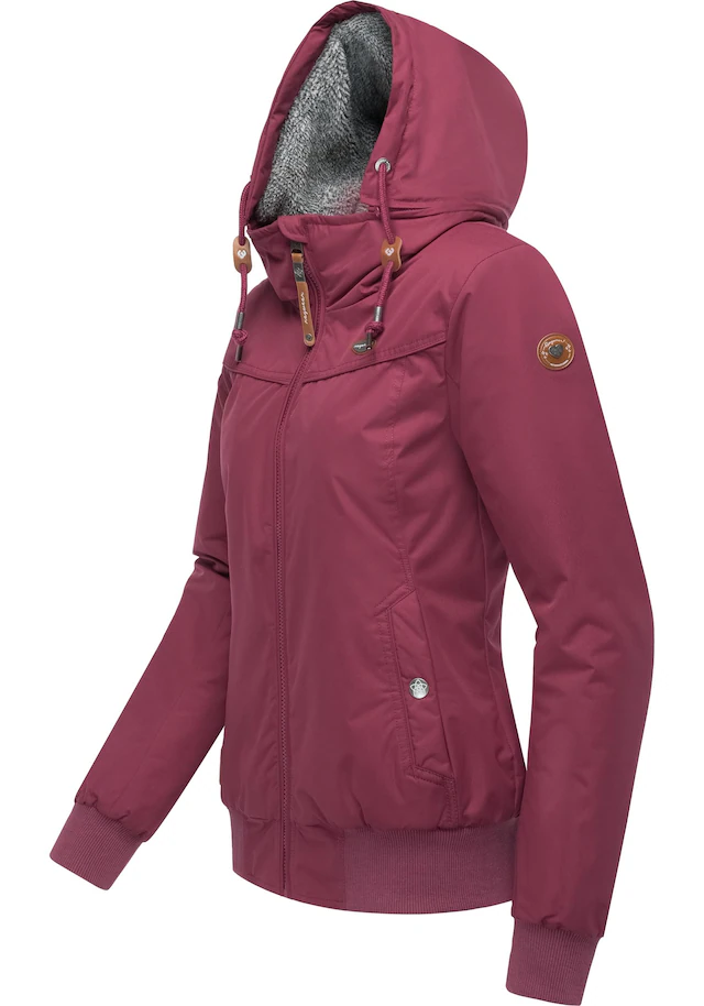 Ragwear Winterjacke »Jotty Winter« mit Kapuze stylische Outdoorjacke mit abnehmbarer Kapuze
