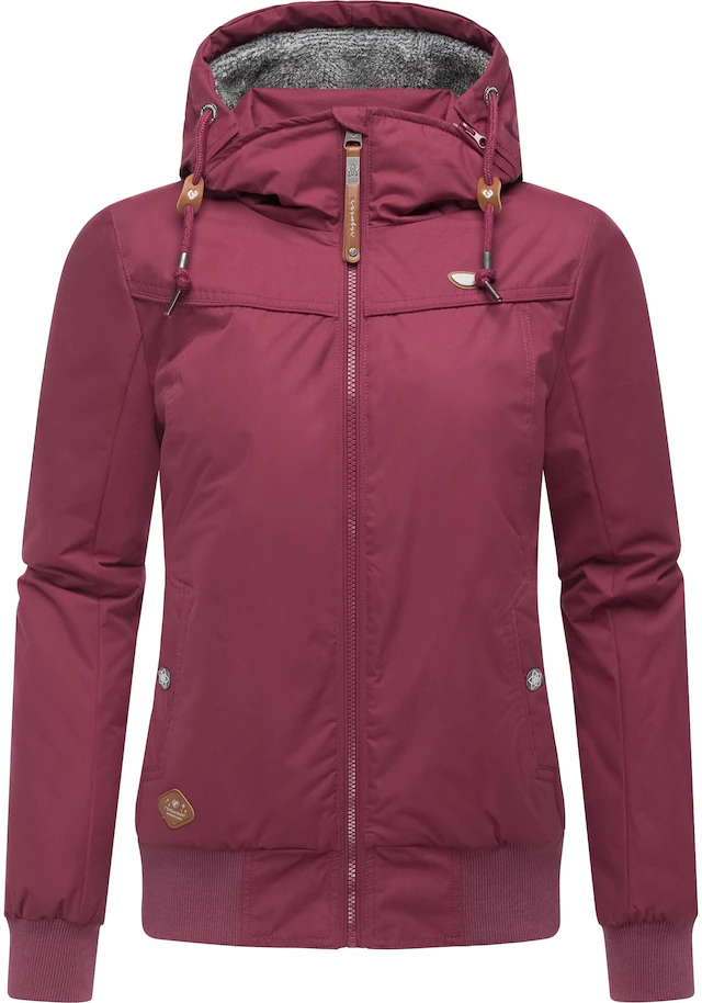 Ragwear Winterjacke »Jotty Winter« mit Kapuze stylische Outdoorjacke mit abnehmbarer Kapuze