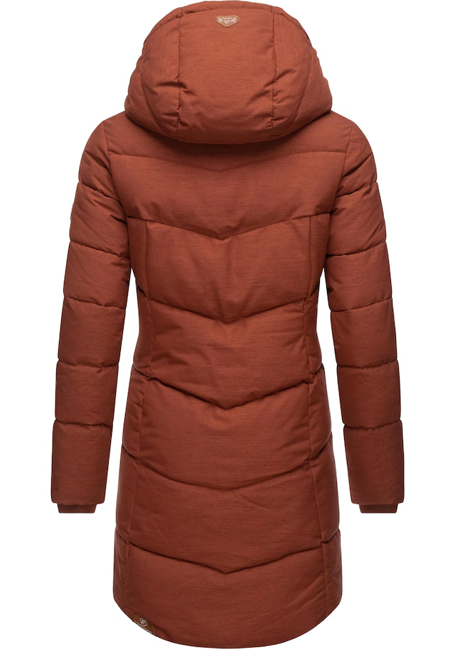 Ragwear Wintermantel »Pavla« stylischer Winterparka mit Teddyfutter und Kapuze