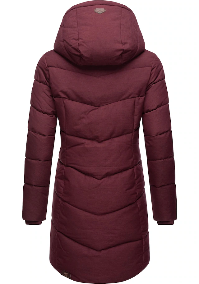 Ragwear Wintermantel »Pavla« stylischer Winterparka mit Teddyfutter und Kapuze