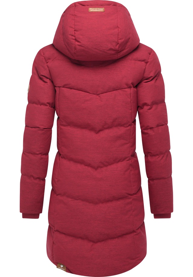 Ragwear Wintermantel »Pavla« stylischer Winterparka mit Teddyfutter und Kapuze