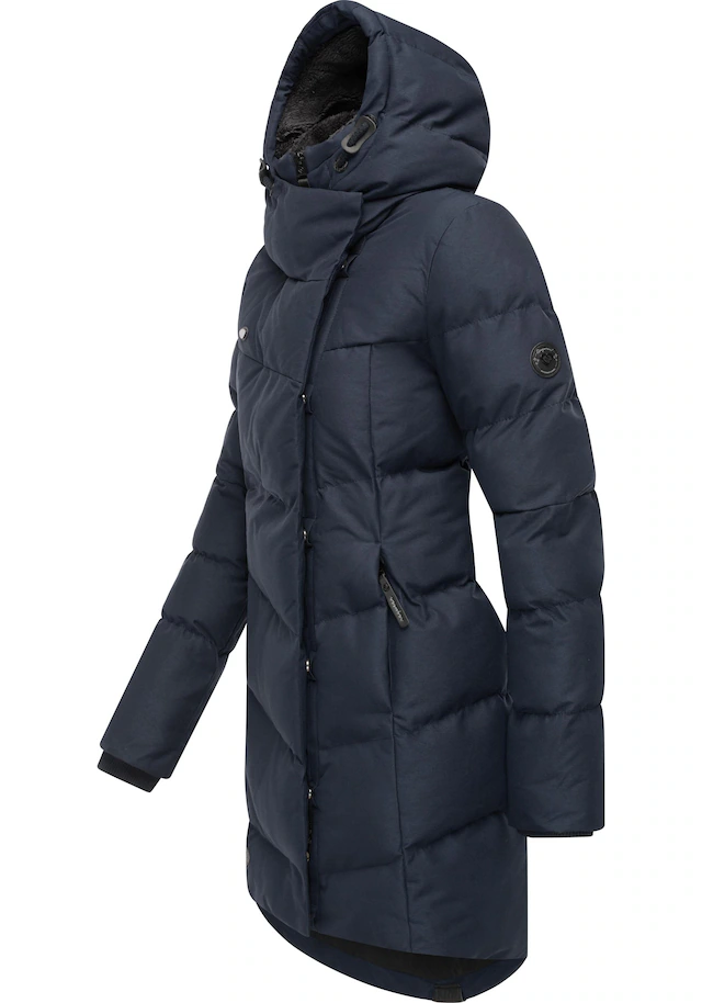 Ragwear Wintermantel »Pavla« stylischer Winterparka mit Teddyfutter und Kapuze