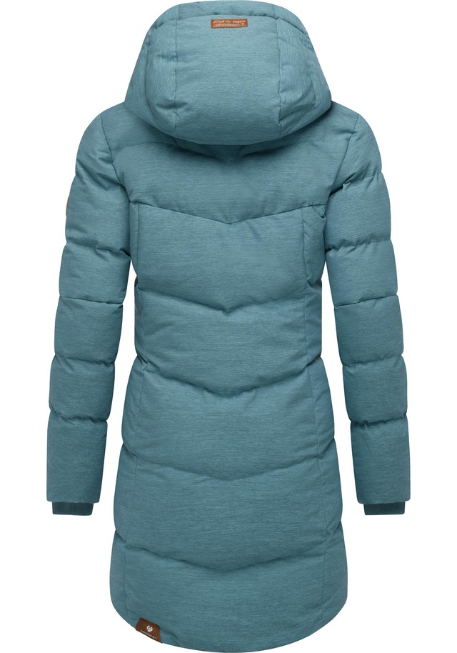 Ragwear Wintermantel »Pavla« stylischer Winterparka mit Teddyfutter und Kapuze