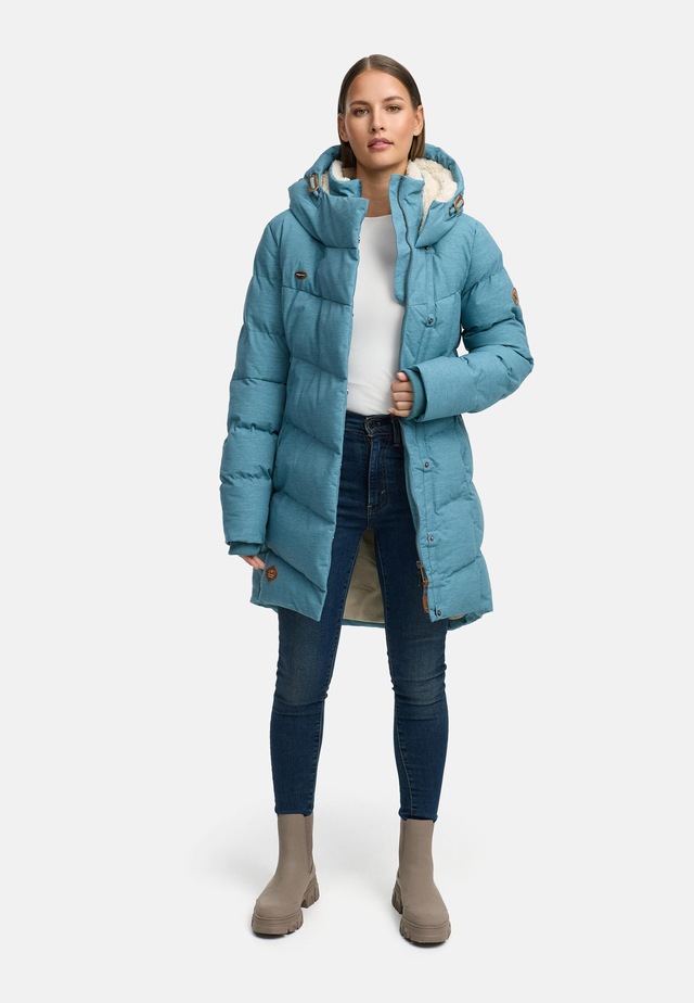 Ragwear Wintermantel »Pavla« stylischer Winterparka mit Teddyfutter und Kapuze