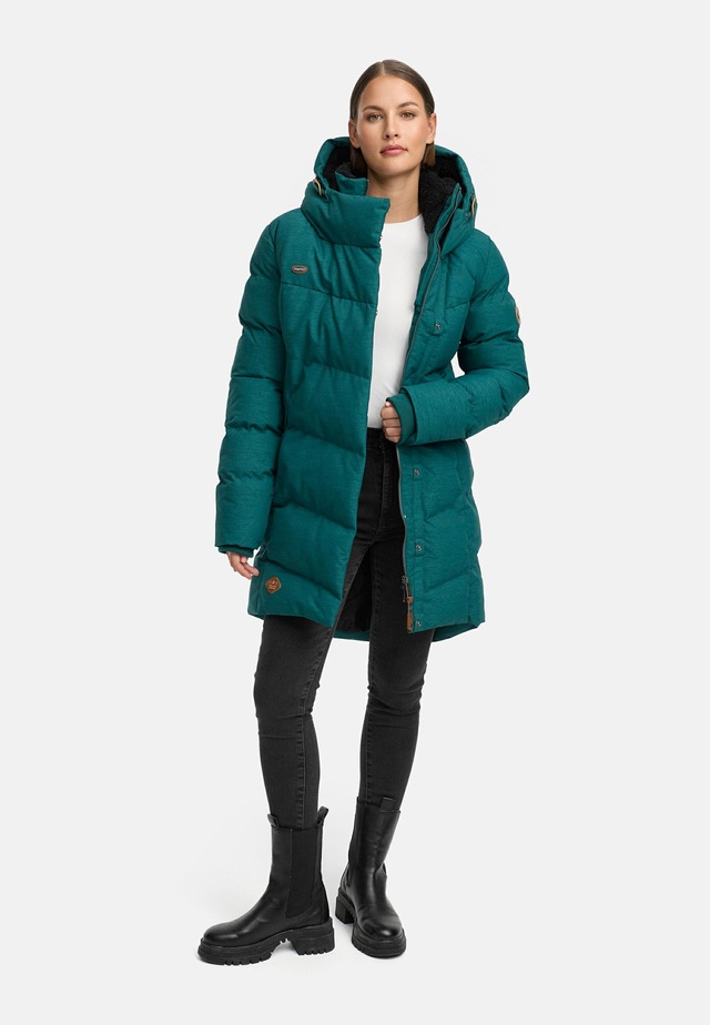 Ragwear Wintermantel »Pavla« stylischer Winterparka mit Teddyfutter und Kapuze