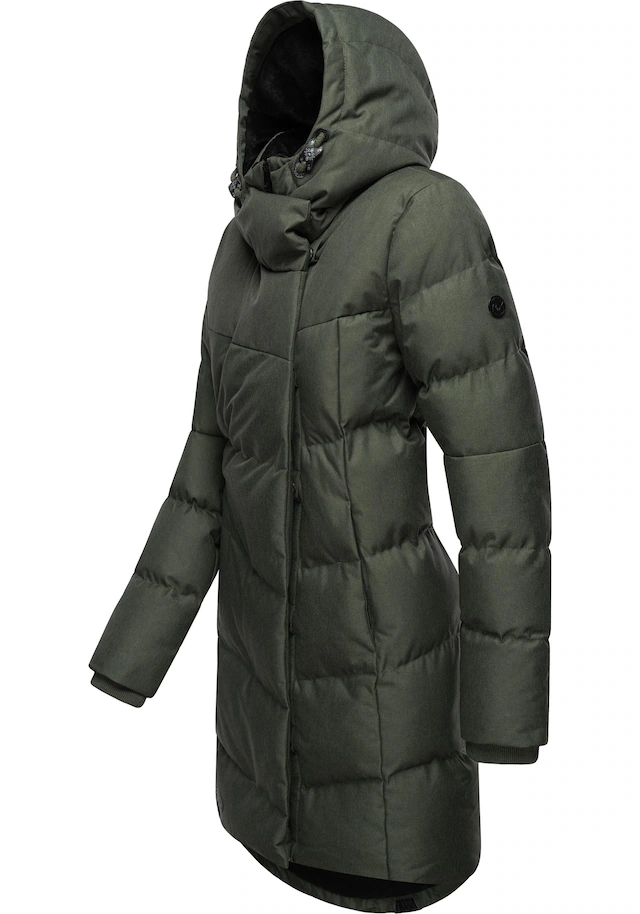 Ragwear Wintermantel »Pavla« stylischer Winterparka mit Teddyfutter und Kapuze