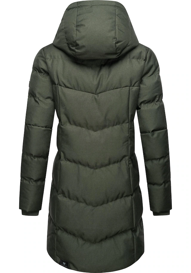 Ragwear Wintermantel »Pavla« stylischer Winterparka mit Teddyfutter und Kapuze